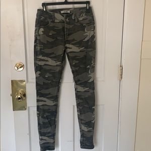 Camo jeans size 2